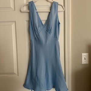 Peppermayo Exclusive - Audrey Vintage Slip Dress - baby blue